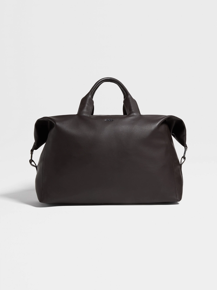 Bolsa de viaje raglán SECONDSKIN marrón oscuro