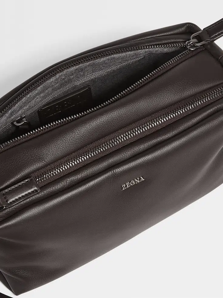 Bolsa suave SECONDSKIN marrón oscuro