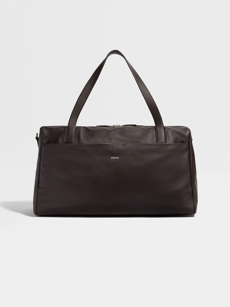 Bolso de fin de semana SECONDSKIN marrón oscuro