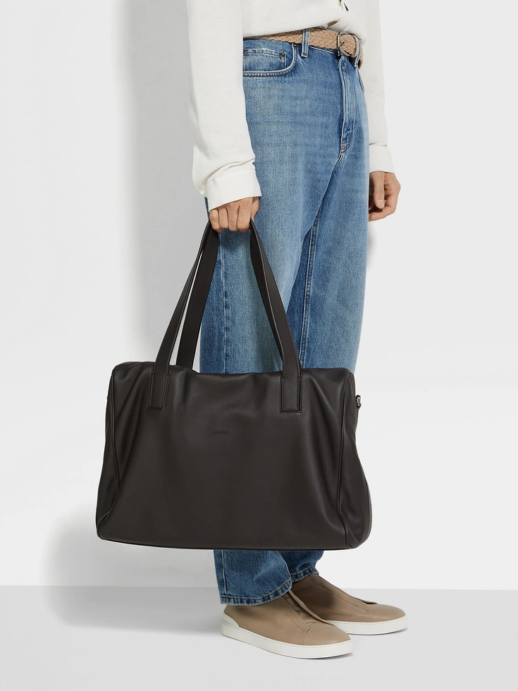 Bolso de negocios SECONDSKIN marrón oscuro