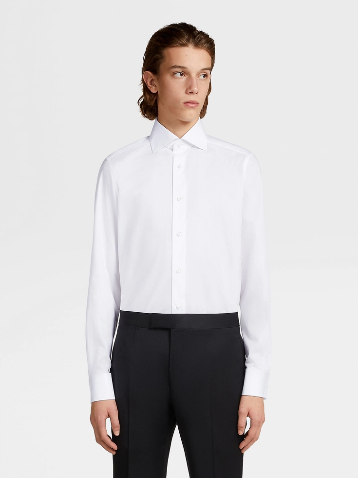 Camisa de algodón blanca Trofeo™