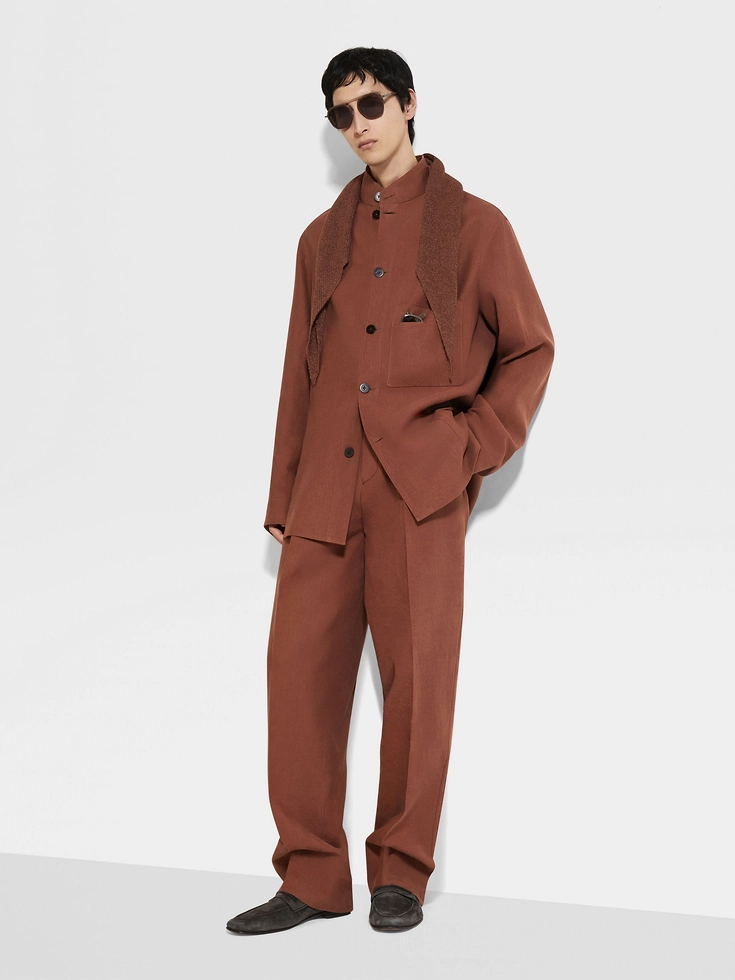 Camisa de lino Tobacco Oasi