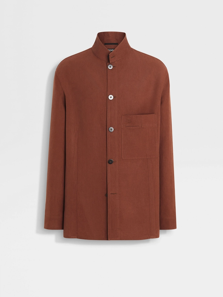 Camisa de lino Tobacco Oasi