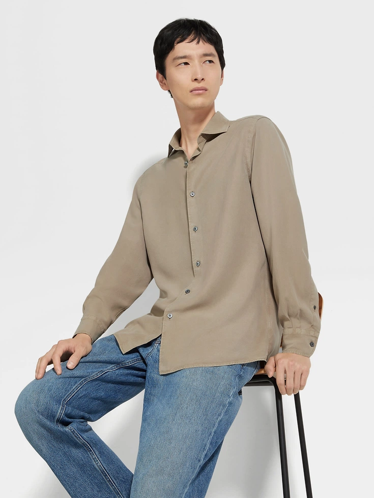 Camisa de seda
