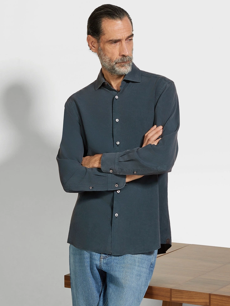 Camisa de seda