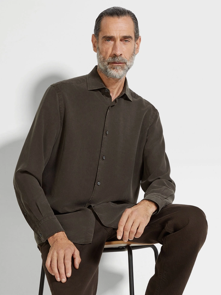Camisa de seda
