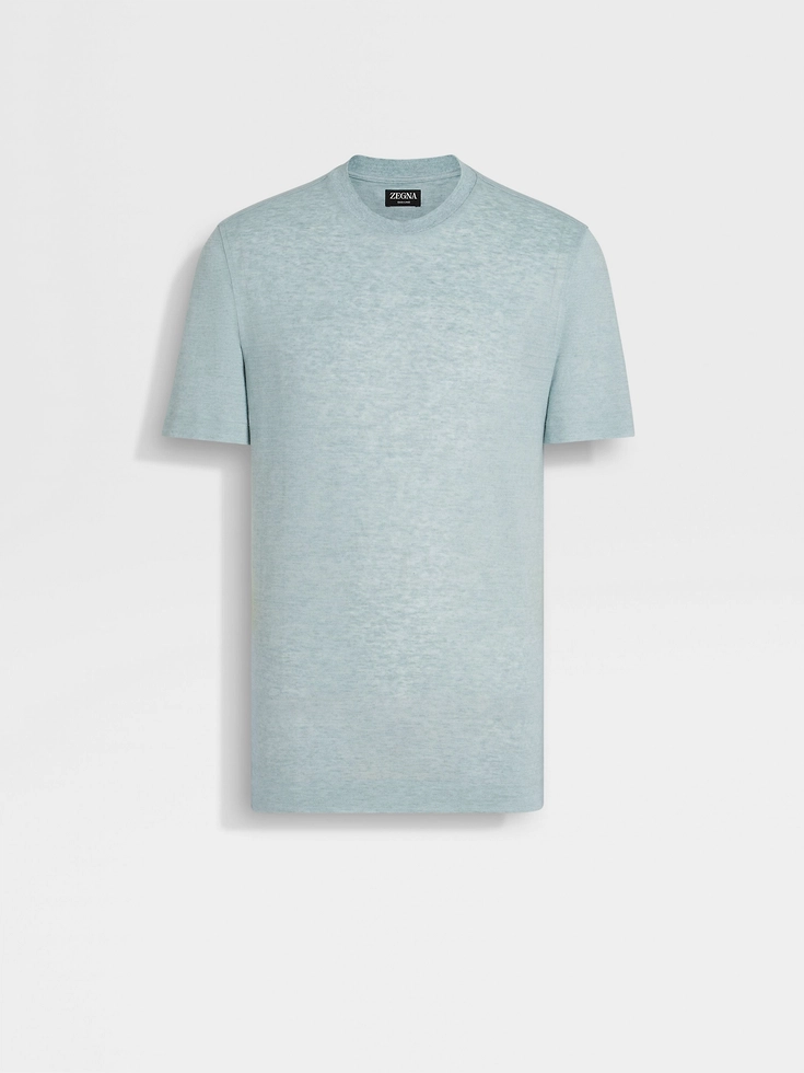 Camiseta azul claro Oasi Lino