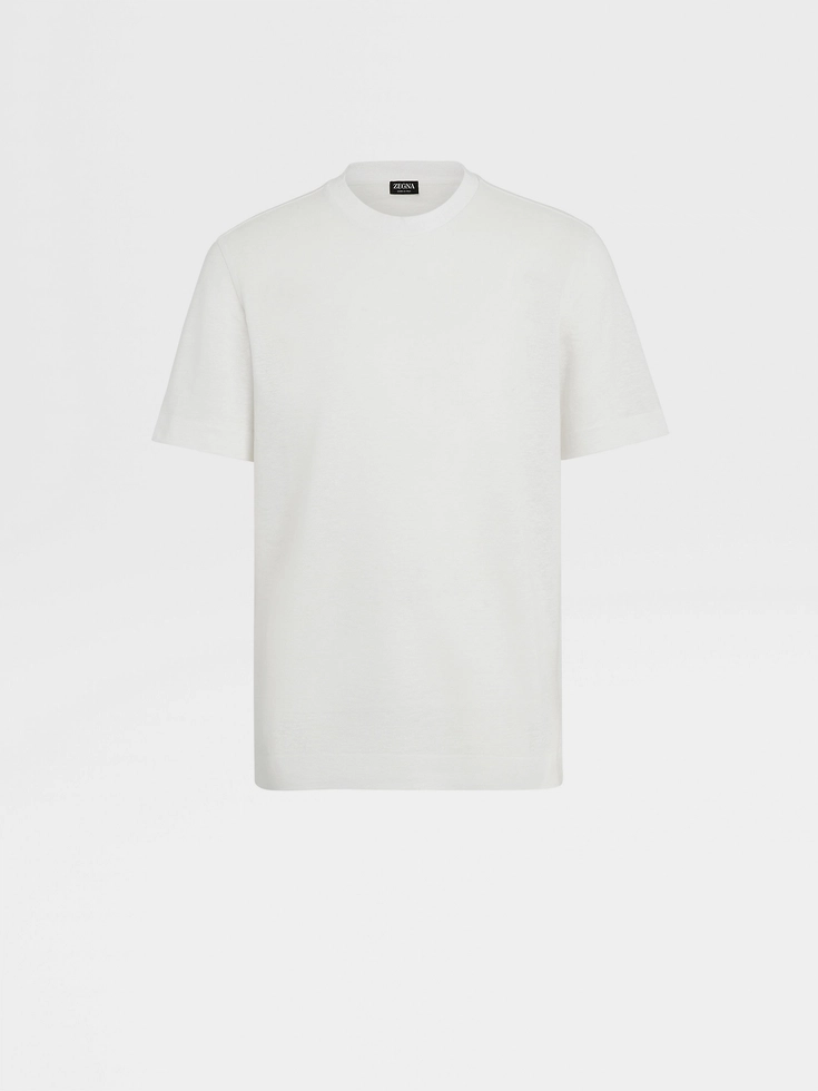 Camiseta de lino blanca