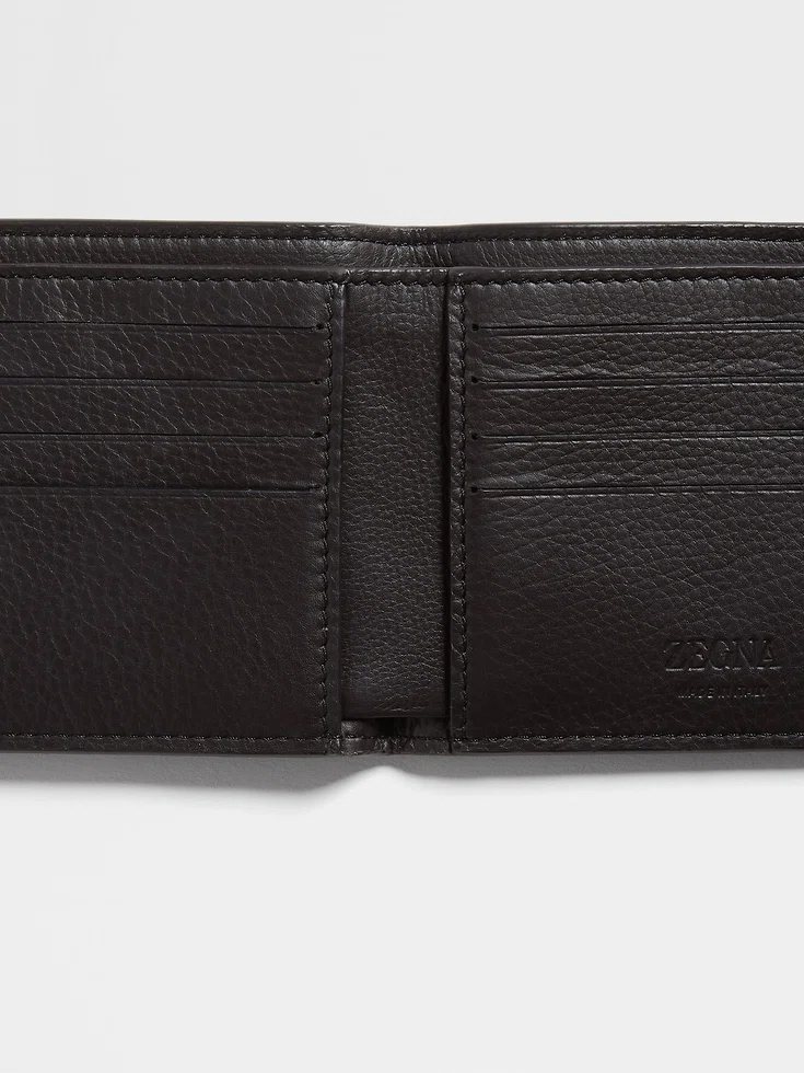 Cartera plegable SECONDSKIN marrón oscuro