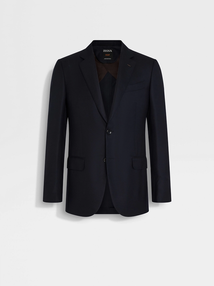 Chaqueta De Lana Centoventimila Azul Marino