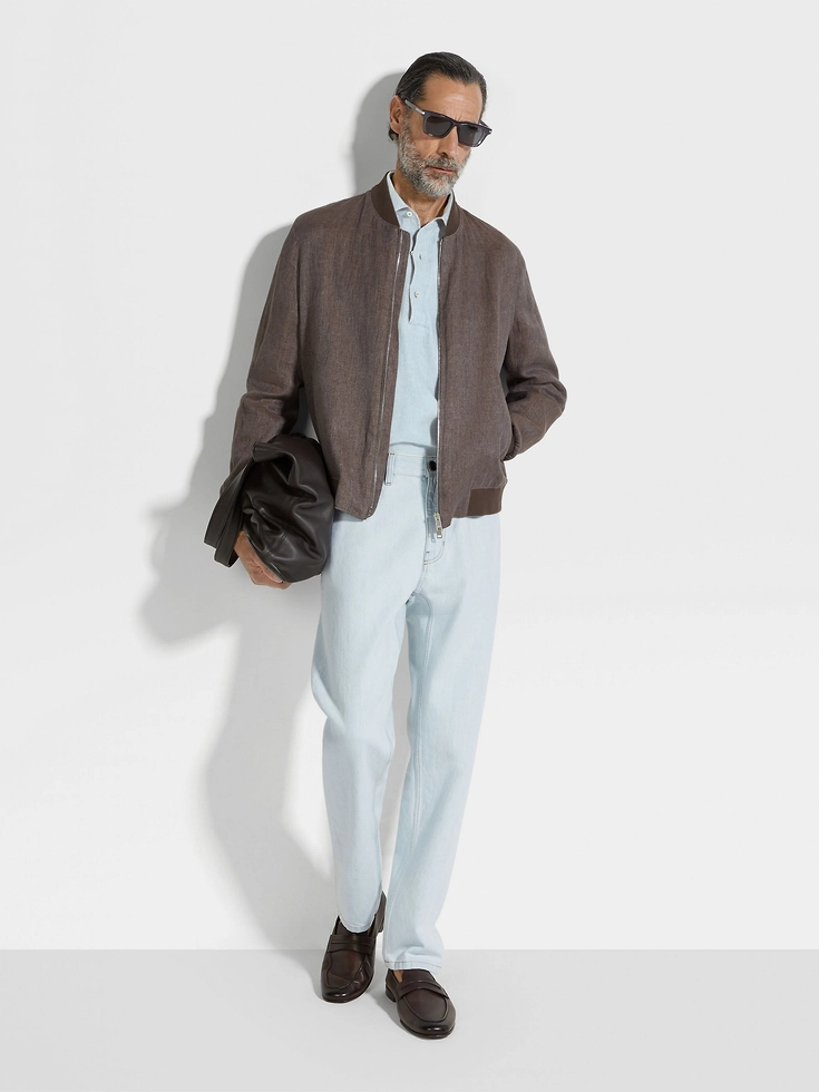 Chaqueta bomber Oasi Lino