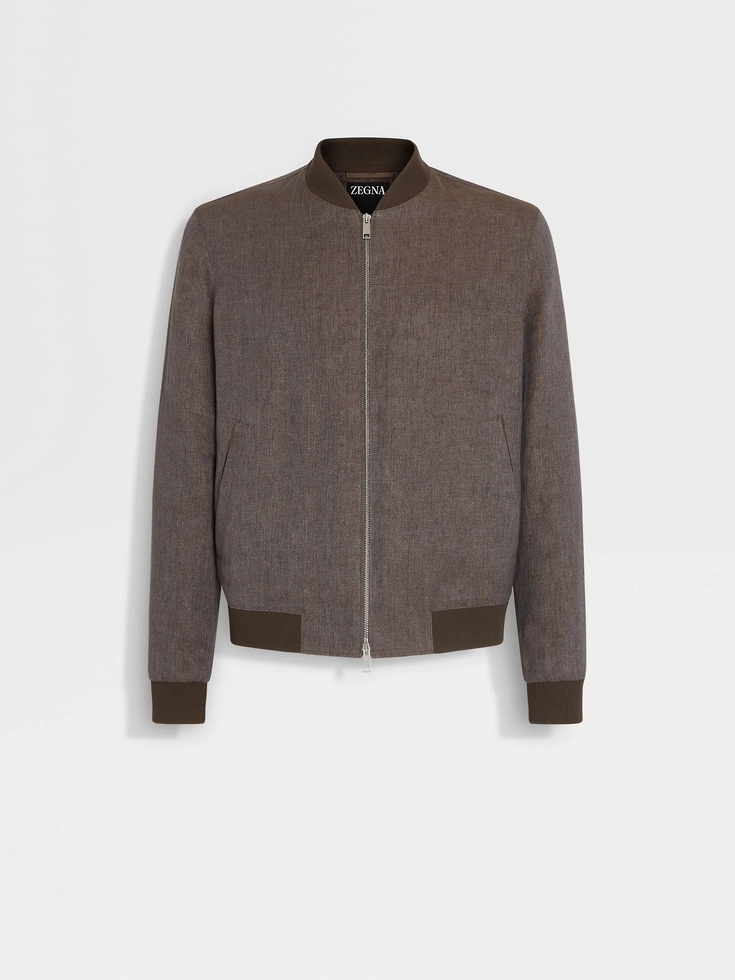 Chaqueta bomber Oasi Lino