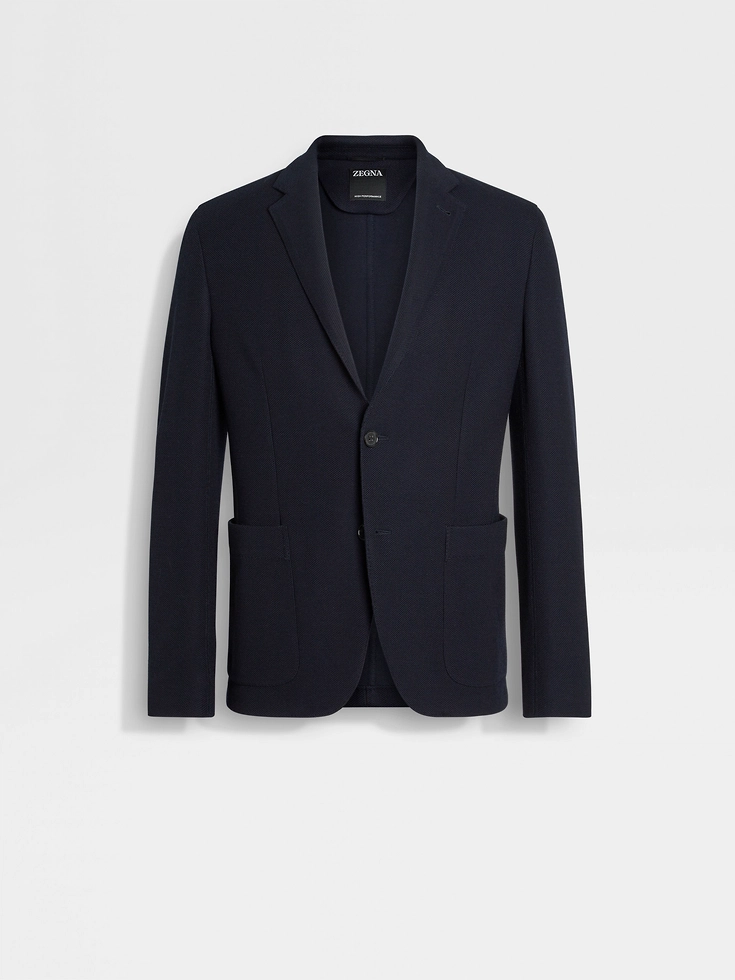 Chaqueta de jersey azul marino de alto rendimiento™