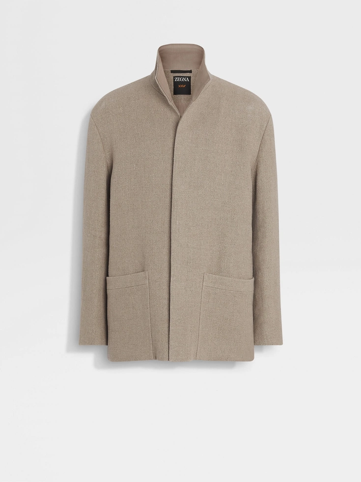 Chaqueta de lino para tareas domésticas