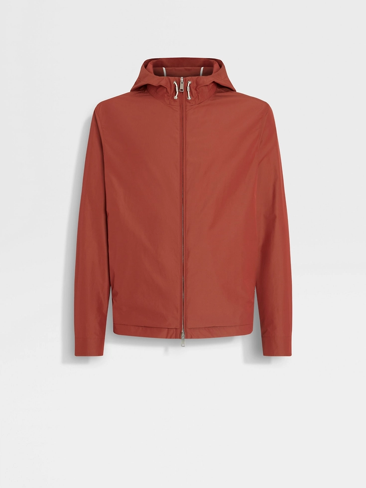 Chaqueta de nailon y algodón