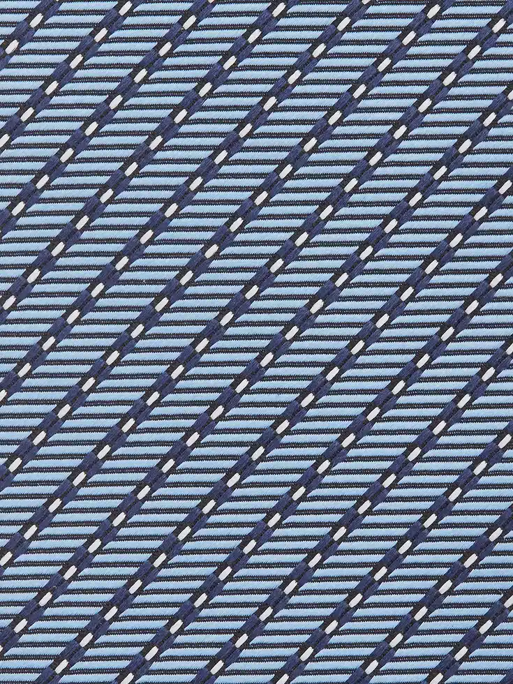 Corbata de seda CINQUE PIEGHE azul claro