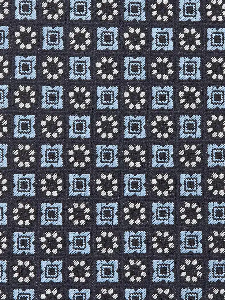 Corbata de seda CINQUE PIEGHE azul claro