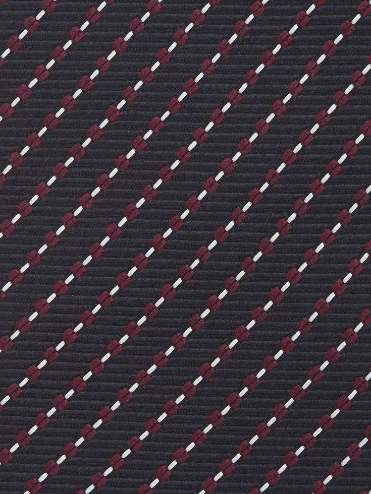 Corbata de seda CINQUE PIEGHE azul oscuro