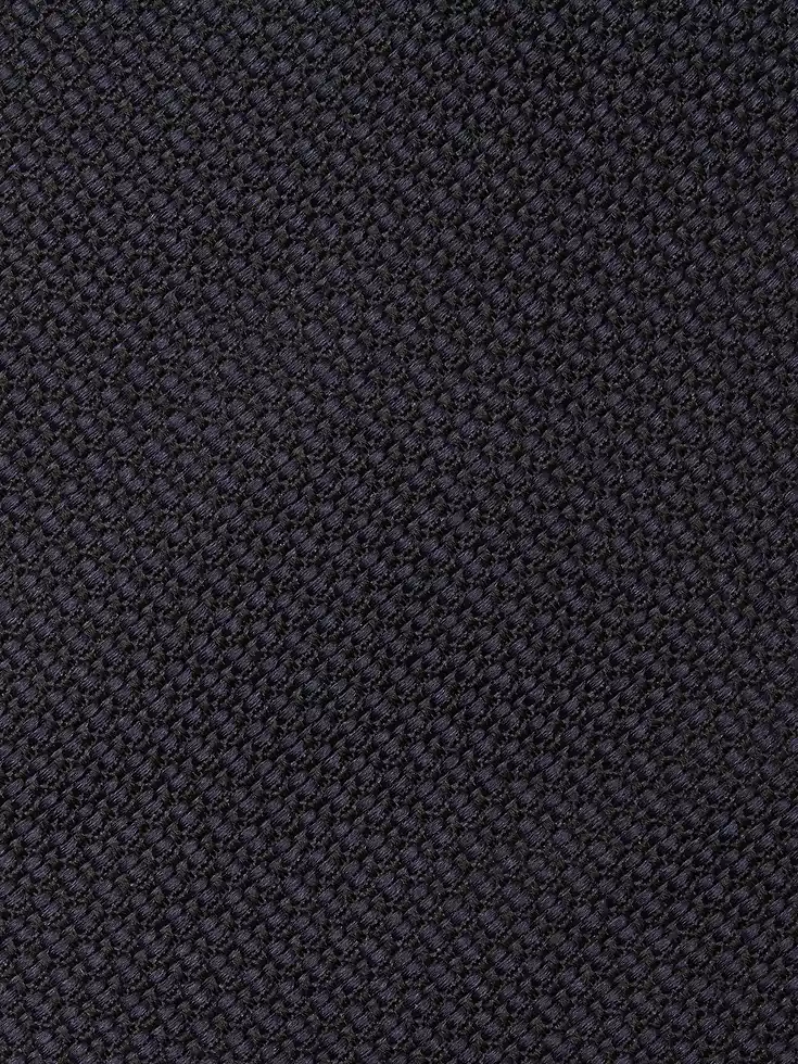 Corbata de seda azul oscuro