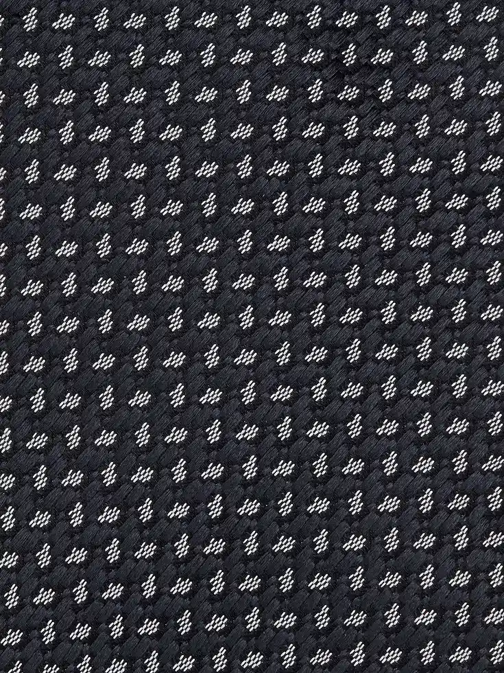Corbata de seda azul oscuro