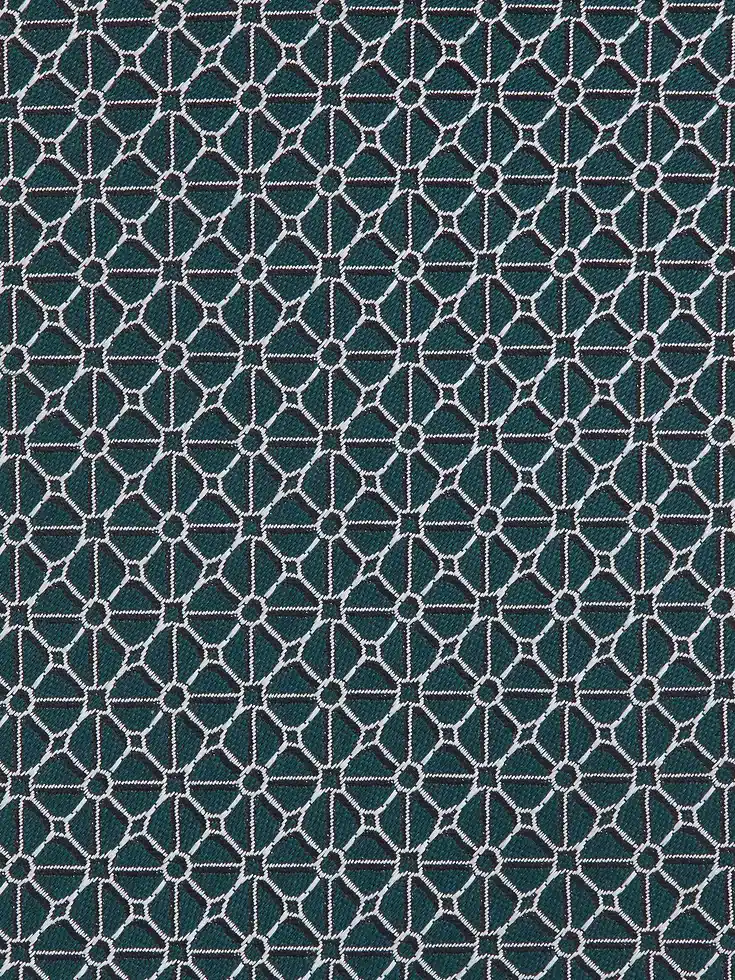 Corbata de seda azul verdoso