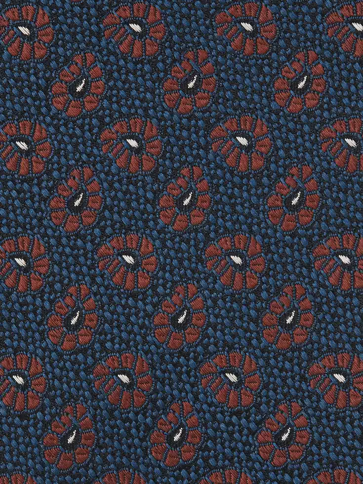 Corbata de seda azul verdoso
