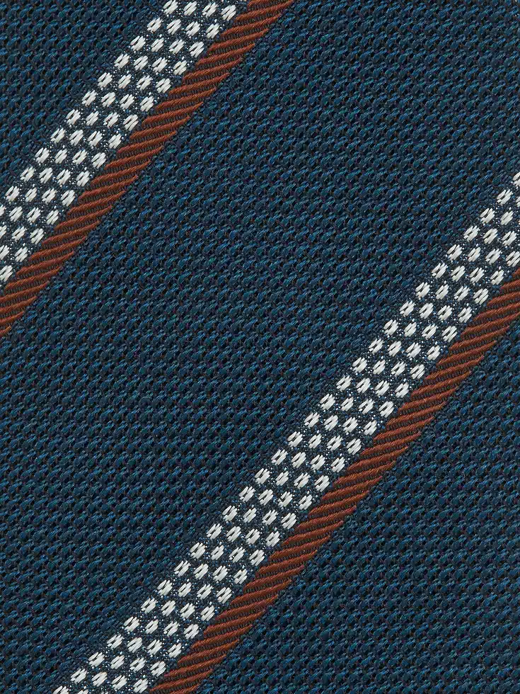 Corbata de seda azul verdoso