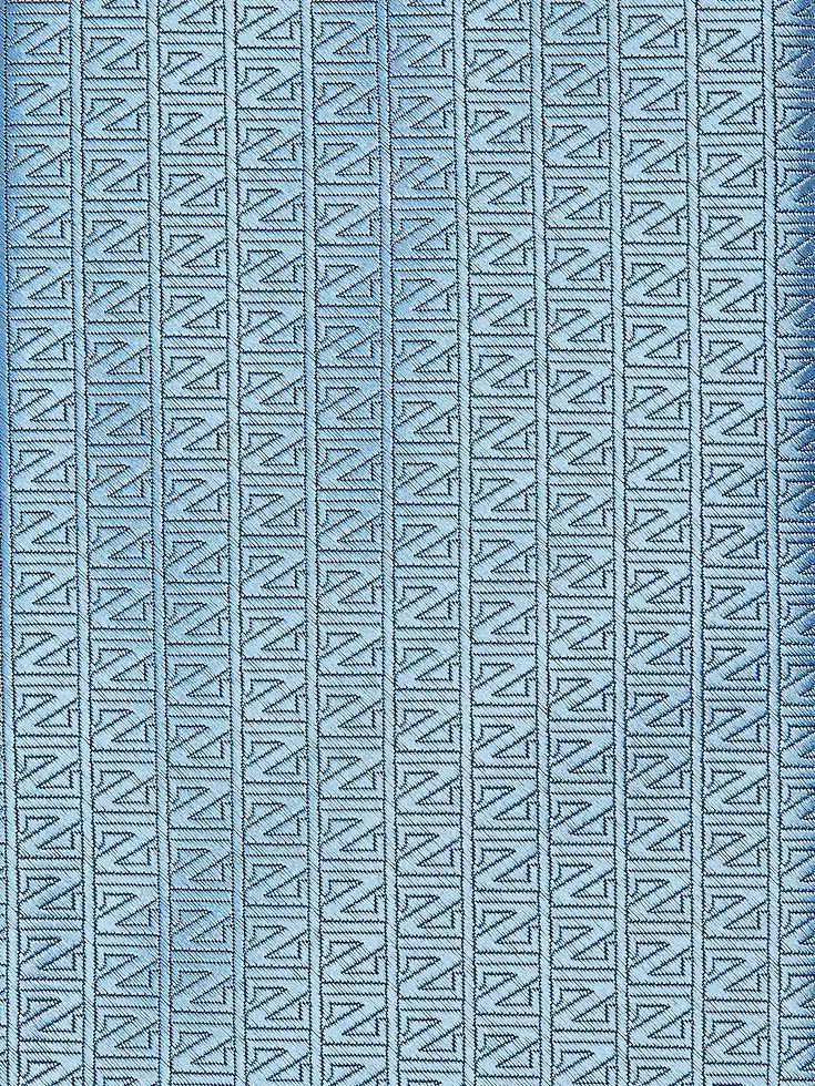 Corbata de seda natural azul claro