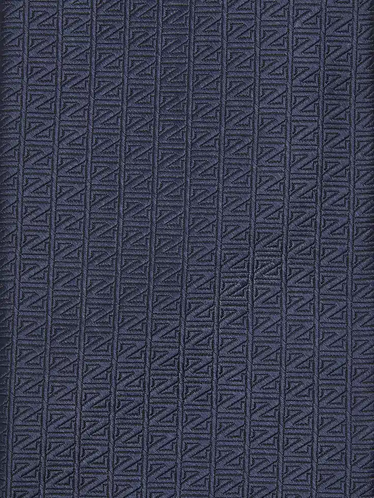 Corbata de seda natural azul oscuro