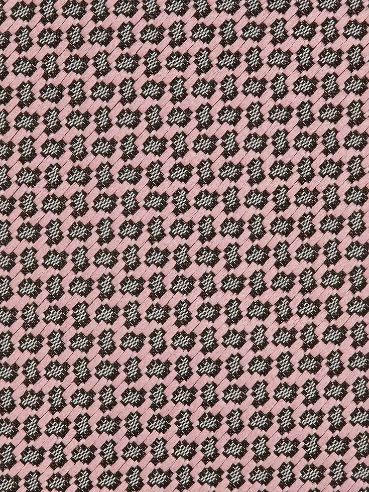 Corbata de seda rosa