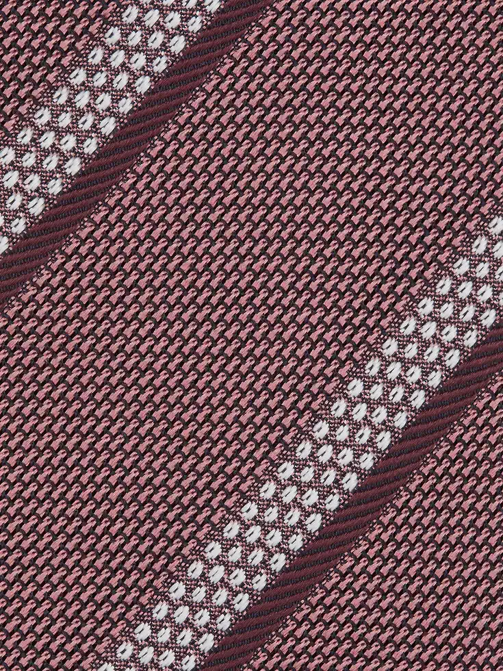 Corbata de seda rosa