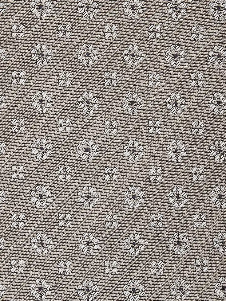 Corbata de seda y lino color topo claro