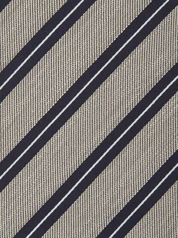 Corbata de seda y lino color topo claro