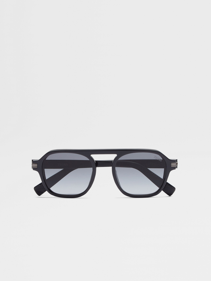 Gafas de sol Aurora II de acetato gris asfalto