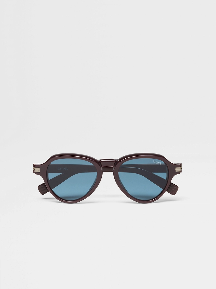 Gafas de sol de acetato color violeta