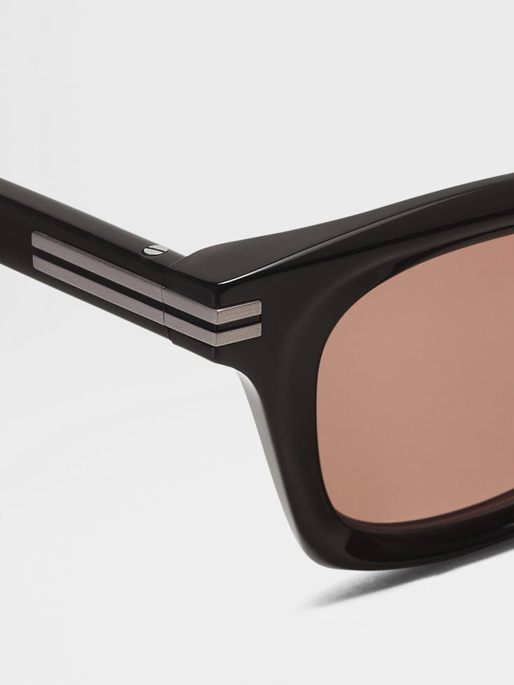 Gafas de sol de acetato negro