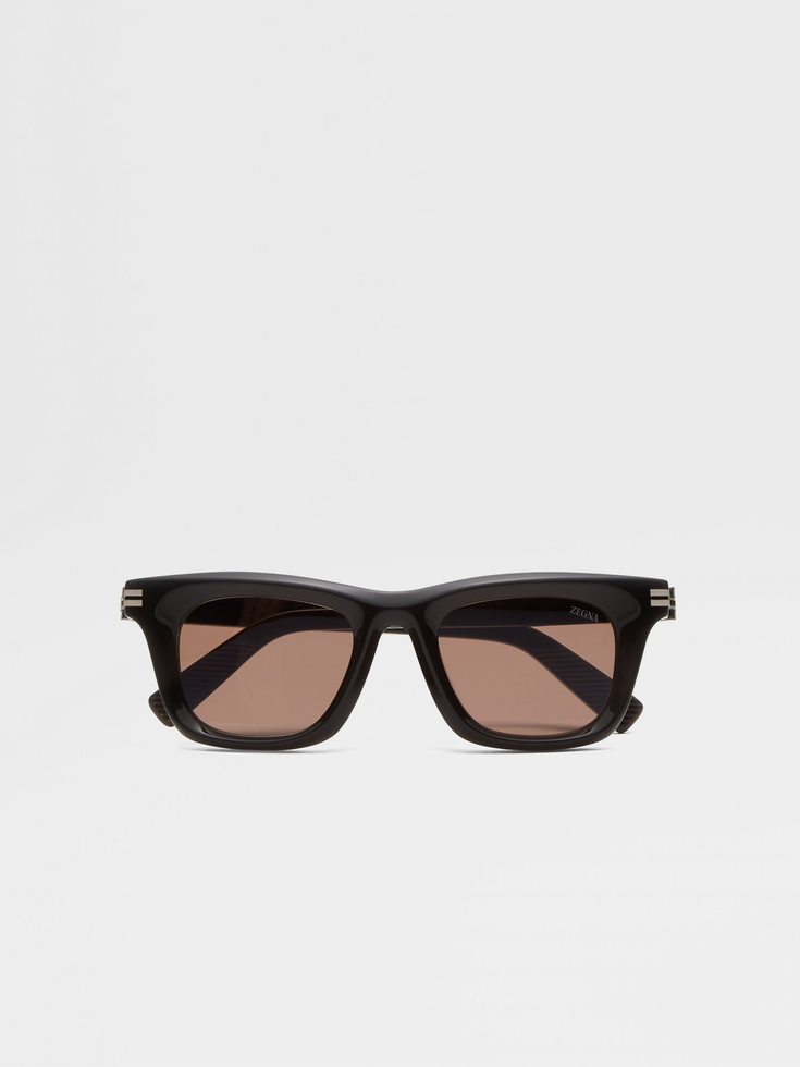 Gafas de sol de acetato negro