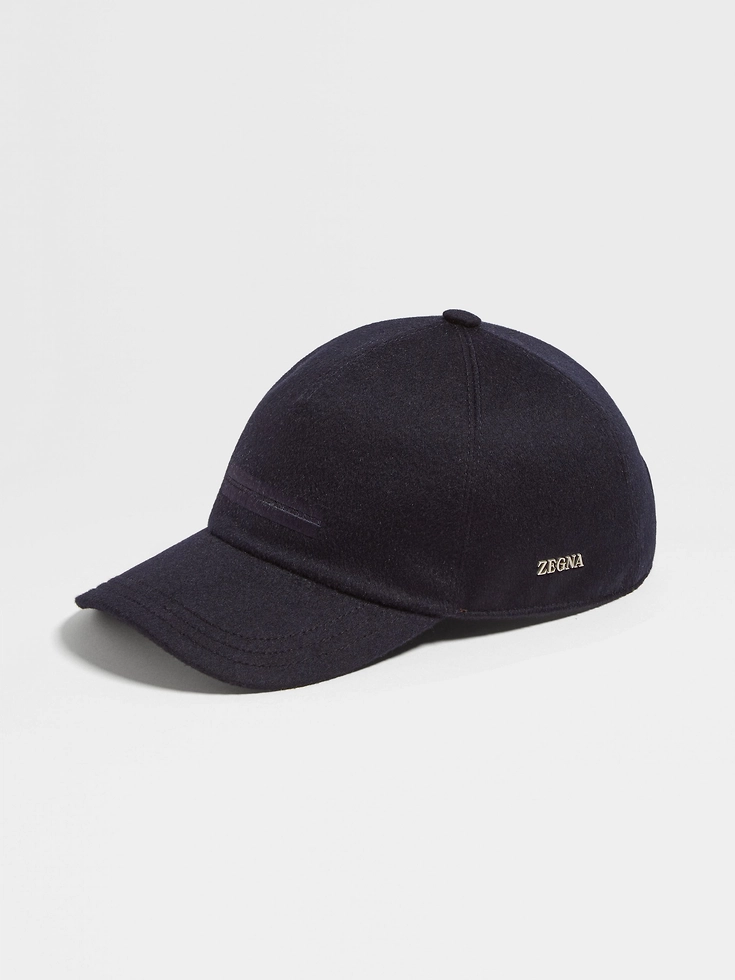 Gorra de béisbol de cachemir azul oscuro Oasis