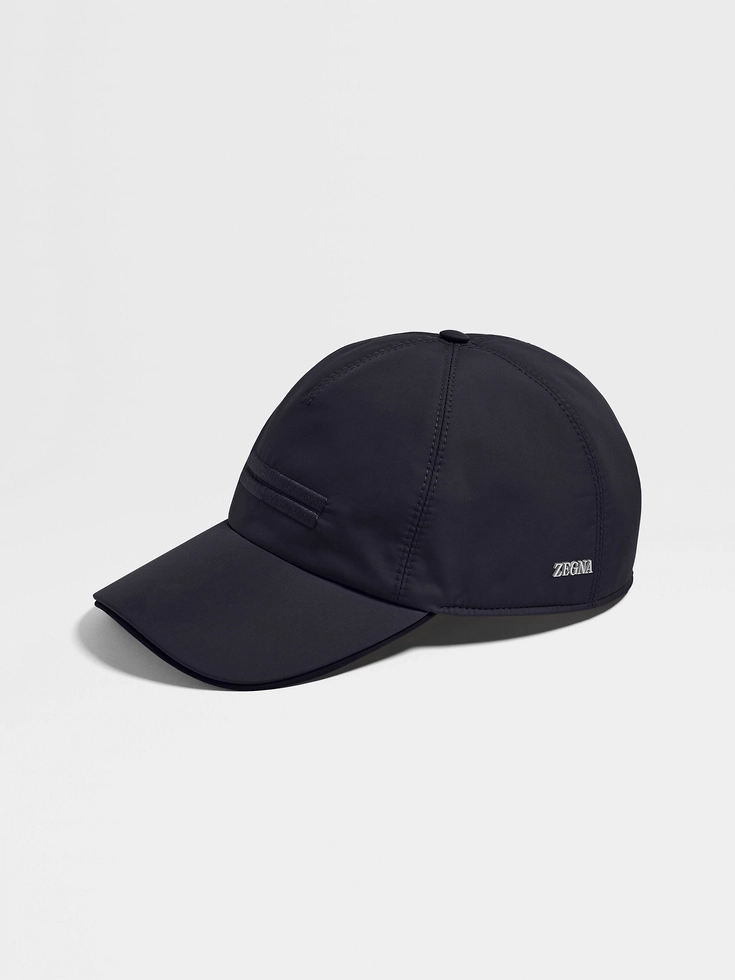 Gorra de béisbol de tejido técnico azul oscuro