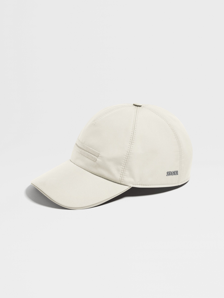 Gorra de béisbol de tejido técnico blanco