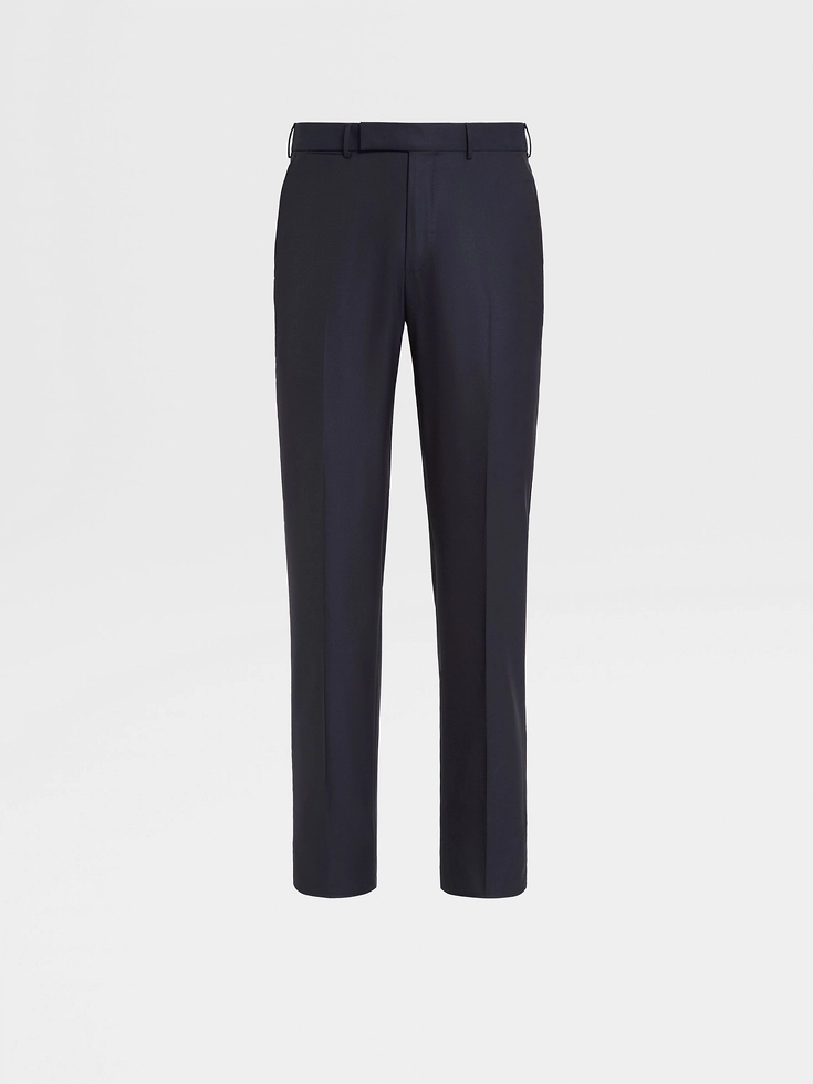 Pantalones de lana azul marino 15milmil15