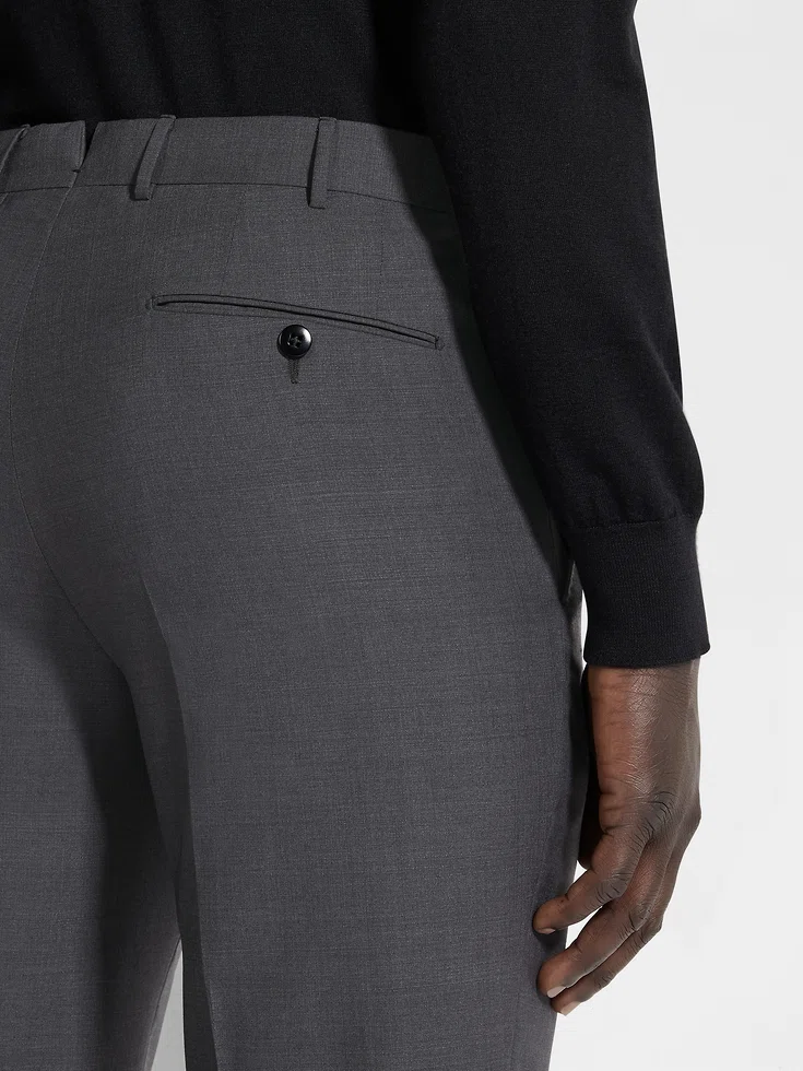 Pantalones de lana de alto rendimiento™ de color gris oscuro