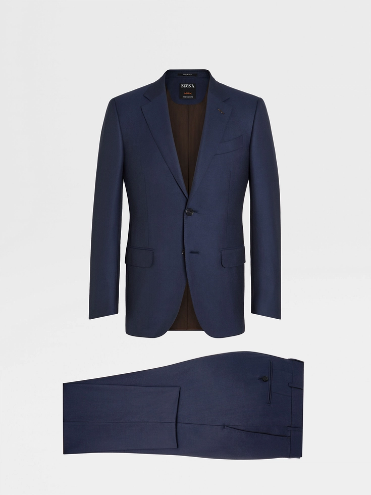 Traje de cachemira azul oscuro Oasi