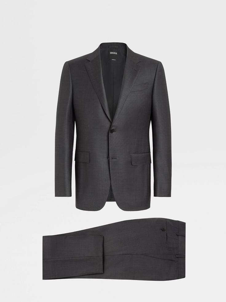 Traje de lana Trofeo™ gris oscuro