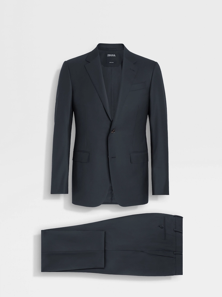 Traje de lana azul marino 15milmil15