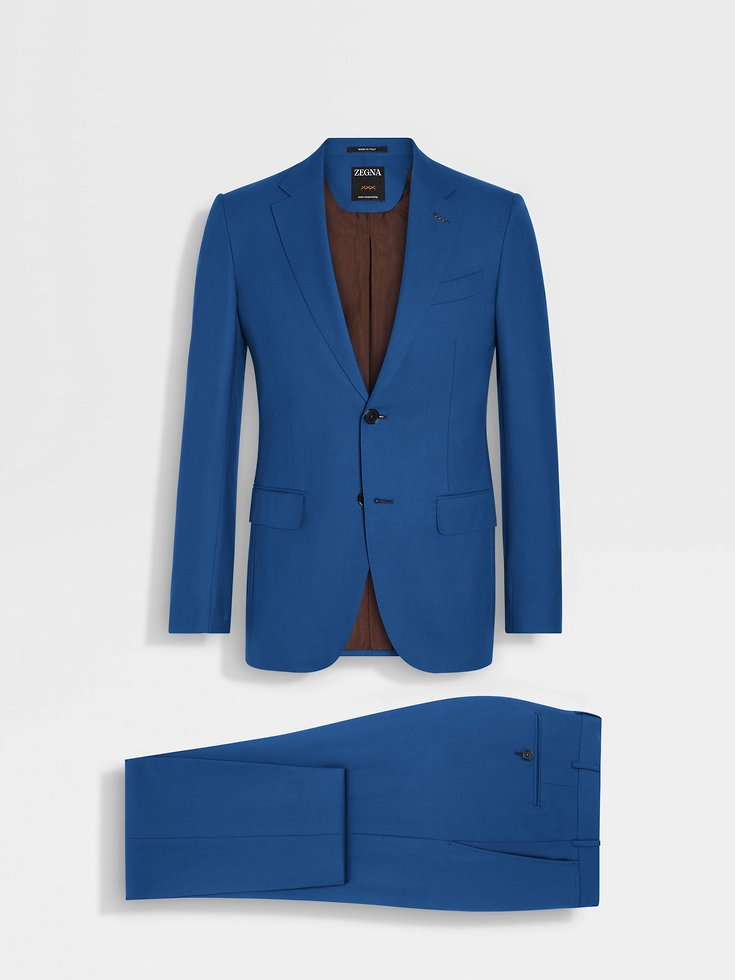 Traje utilitario de cachemira Oasi azul