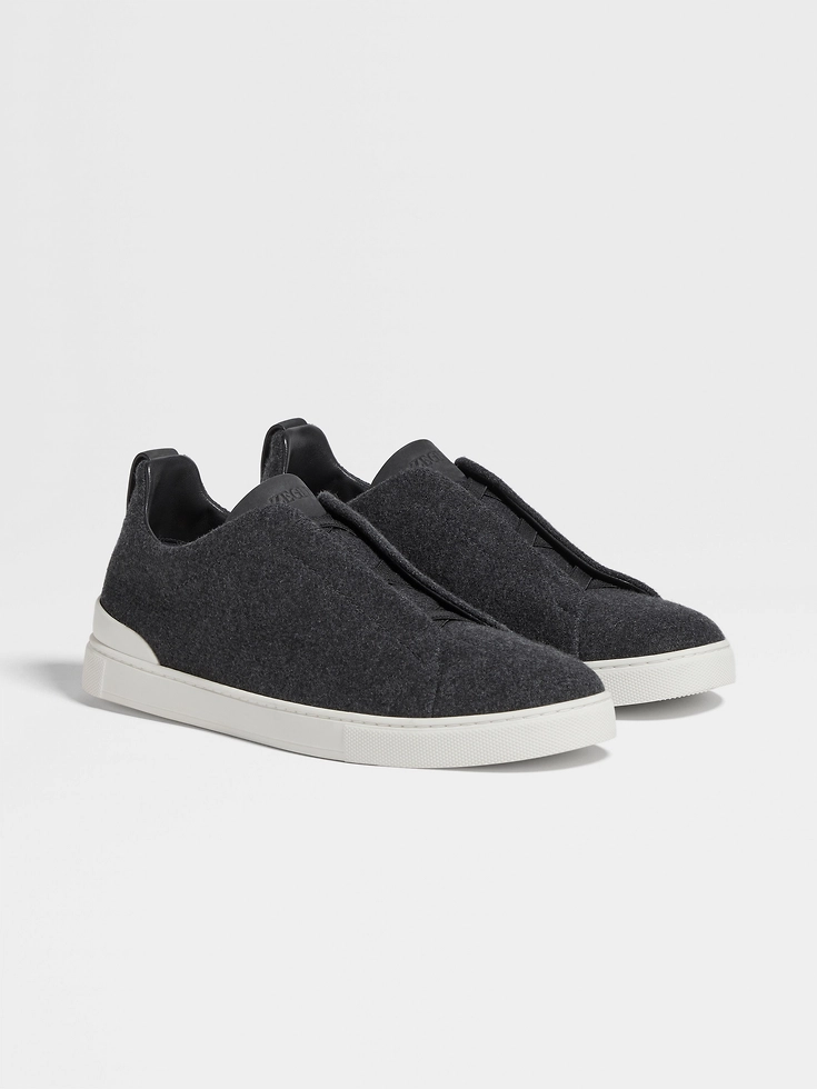 Zapatillas Oasi Cashmere Triple Stitch™ en gris oscuro