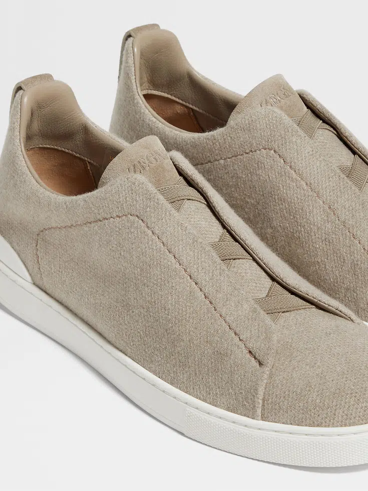 Zapatillas deportivas Oasi Cashmere Triple Stitch™ en color topo claro
