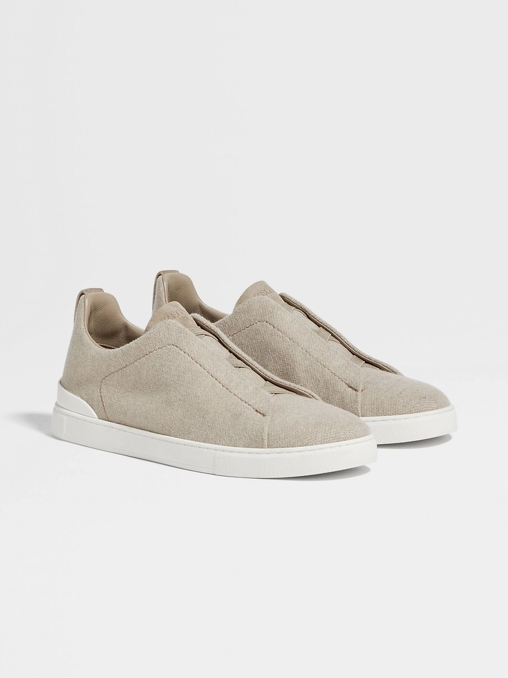 Zapatillas deportivas Oasi Cashmere Triple Stitch™ en color topo claro