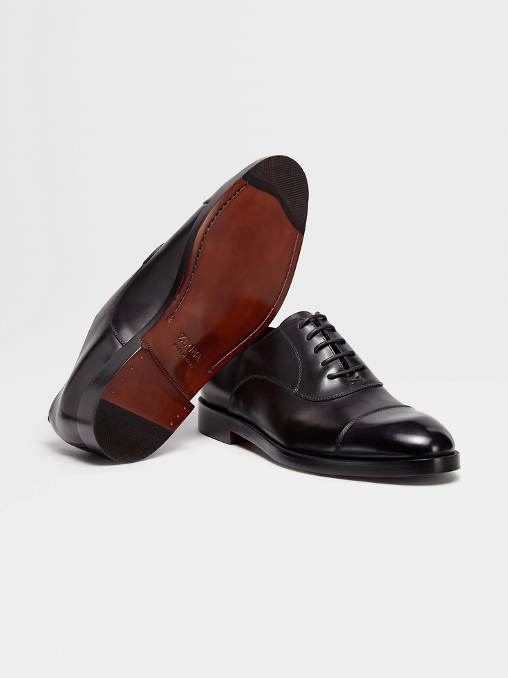 Zapatos Oxford Torino de piel negra